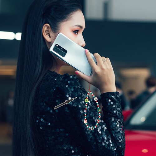 Santa Claus Mobiltelefonlink Handgefertigtes Geflochtenes Mobiltelefonseil - Zdjęcie 2 z 12