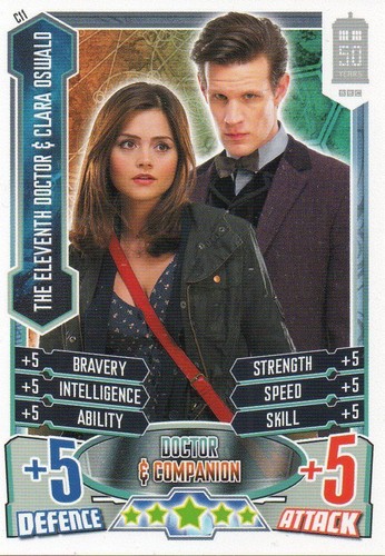 TOPPS DOCTOR WHO ALIEN ATTAX 50th Anniversary Edition single trading cards - Picture 42 of 58