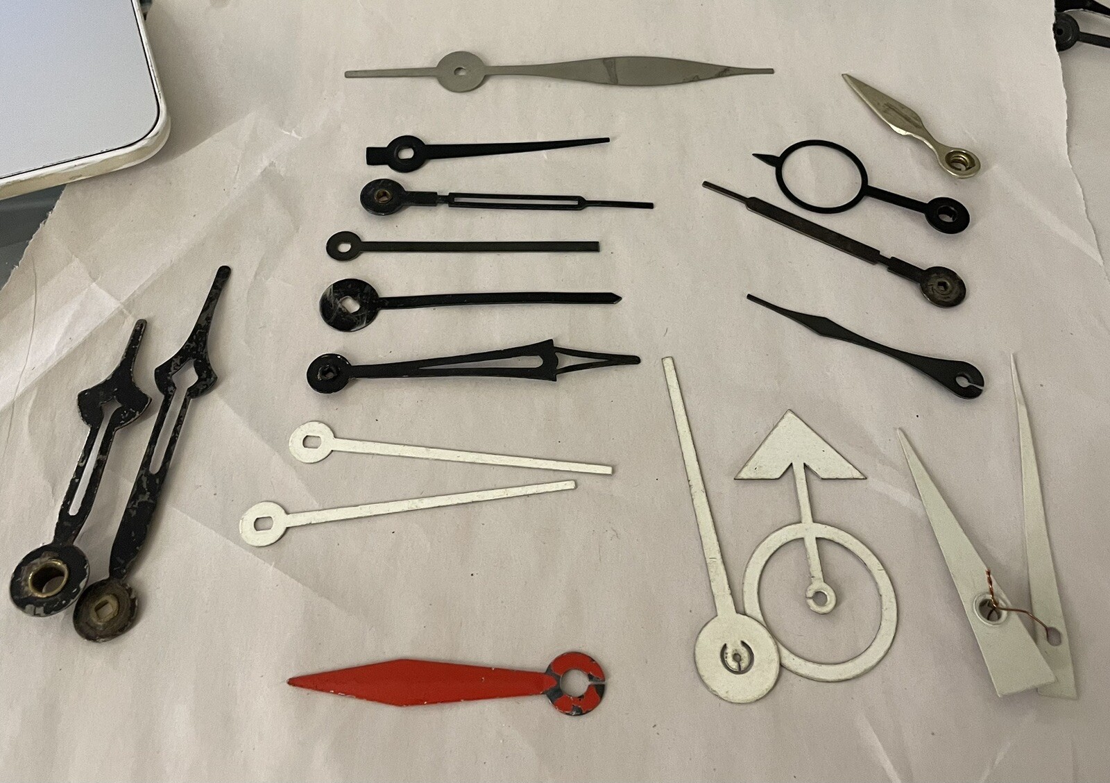 Lot Of Vintage Brass Deco/ Mid Century Clock Hands eBay