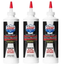  Lucas 10063 TB Zinc-Plus Engine Break-In Oil Additive High-Zinc 16 Oz. (Qty 3)