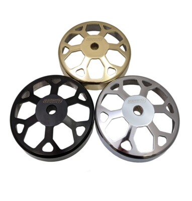 SSP-G CLUTCH BELL / DRUM (SNOWFLAKE) (GOLD) FOR 150cc GY6 CHINESE SCOOTERS