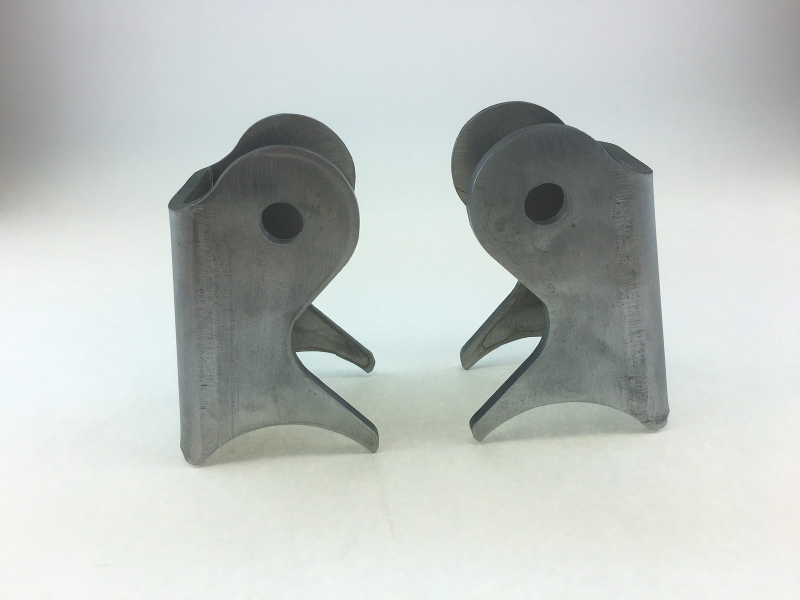 Set of Weld On Axle Shock Mount Brackets Jeep YJ With Out Hardware Made