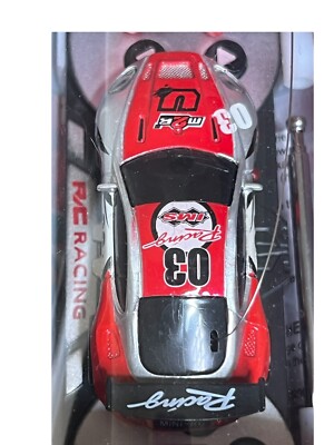 NIB Mini Coke Can Racing Car RC Remote Conrtol Micro Racer with Led Lights Toy