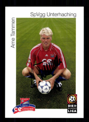 Arne Tammen autograph card SpVgg Unterhaching 1999-00 original + A 191183