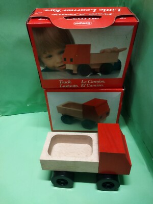 Little Learner Toys 1-2 Year Old Semper Wooden Truch Truck
