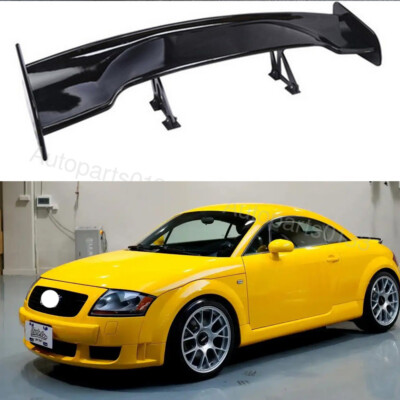 #ad #ad For Audi TT TTS MK2 8J 07 15 46quot; GT Rear Trunk Spoiler Wing Carbon Fiber Look $155.79