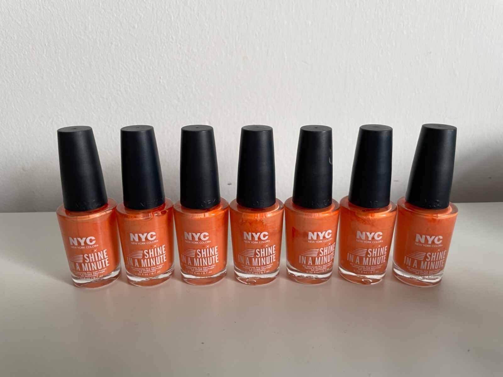 NYC New York Color Shine In A Minute Nail Varnish Polish x7 203 Sunny Manhattan