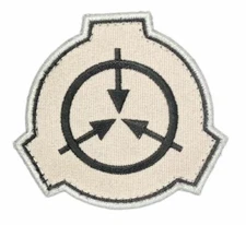 SCP Foundation Logo Patch [3.0 inch - Hook Fastener Backing -S7]