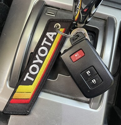 TOYOTA Keychain Vintage Retro 4RUNNER TACOMA SUPRA TUNDRA TRD