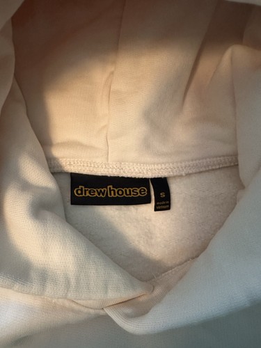 Sudadera con Capucha Justin Bieber Drew House Mascota Crema Auténtica Para Hombre Talla Pequeña Nueva - Imagen 7 de 7