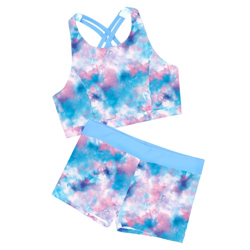 Toddler 2Pcs Girls Sleeveless Swimsuits Swimwear Floral Beachwear Bathing Suits - Picture 66 of 71