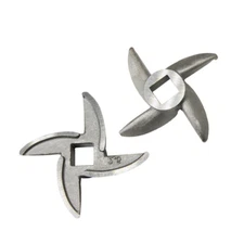 Meat Grinder Part Knife 1/2 inch（hole）x 1-4/5 inch（Tip-to-Tip）for Axion Breeze