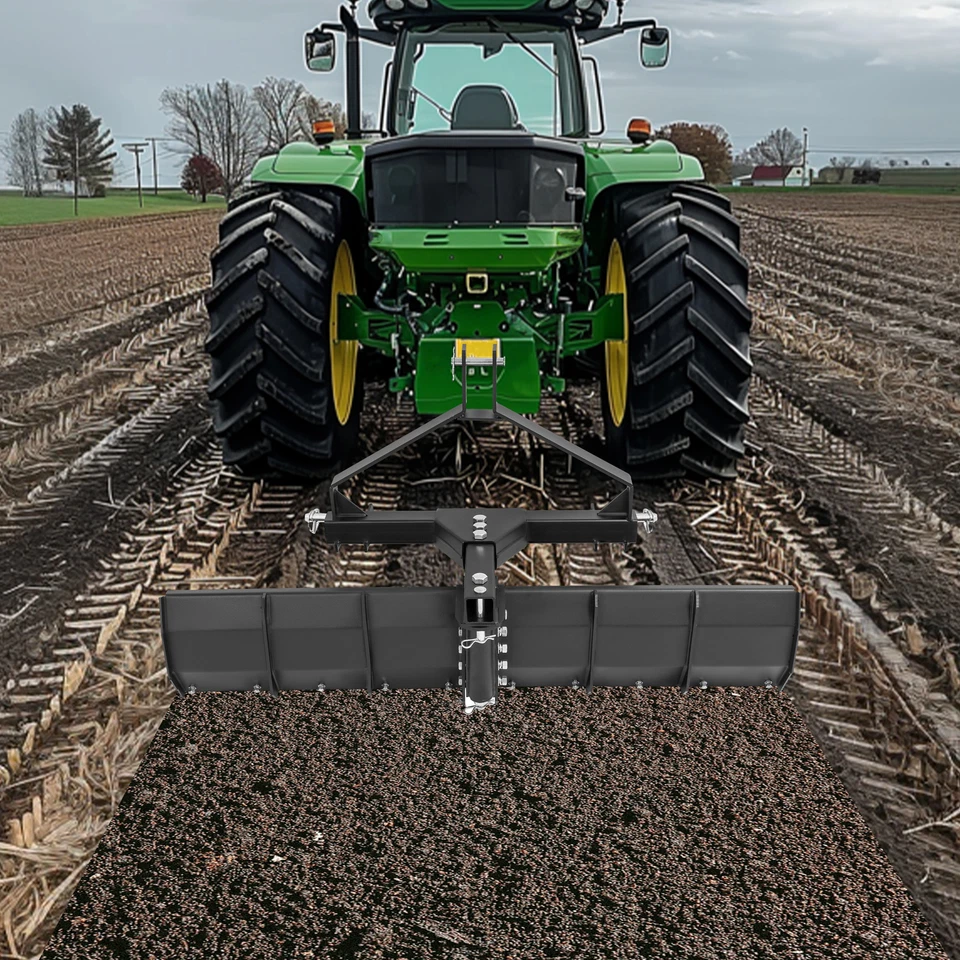 Lâmina de raspagem traseira 52" largura 3 pontos ajuste categoria 0 e 1 tratores - Imagem 3 de 4