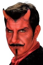 Red Devil Prosthetic Horns Latex Demon Applications Halloween Woochie FX WO113