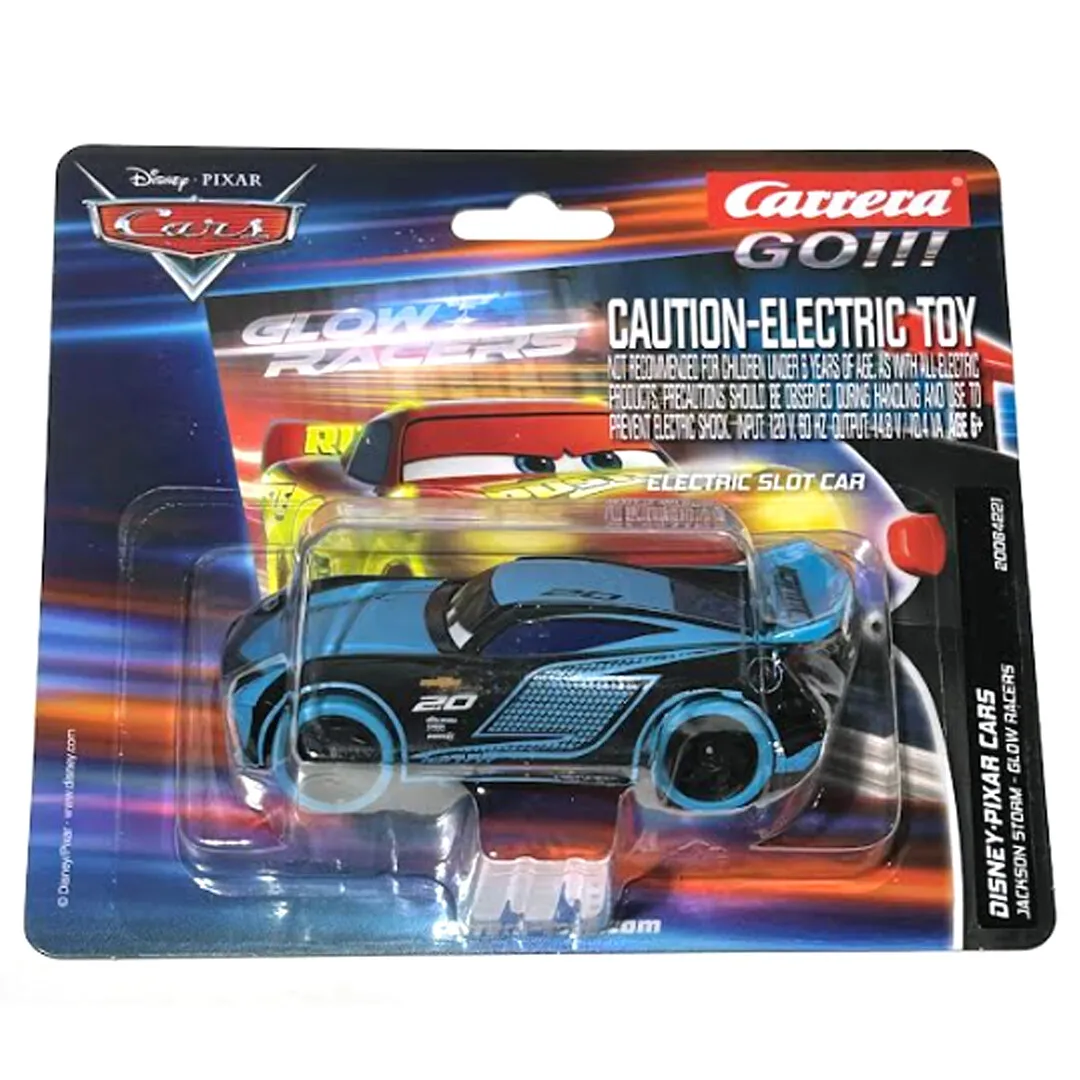 Carrera GO 64221 Disney-Pixar Cars - Jackson Storm - Glow Racers 1/43 Slot  Car