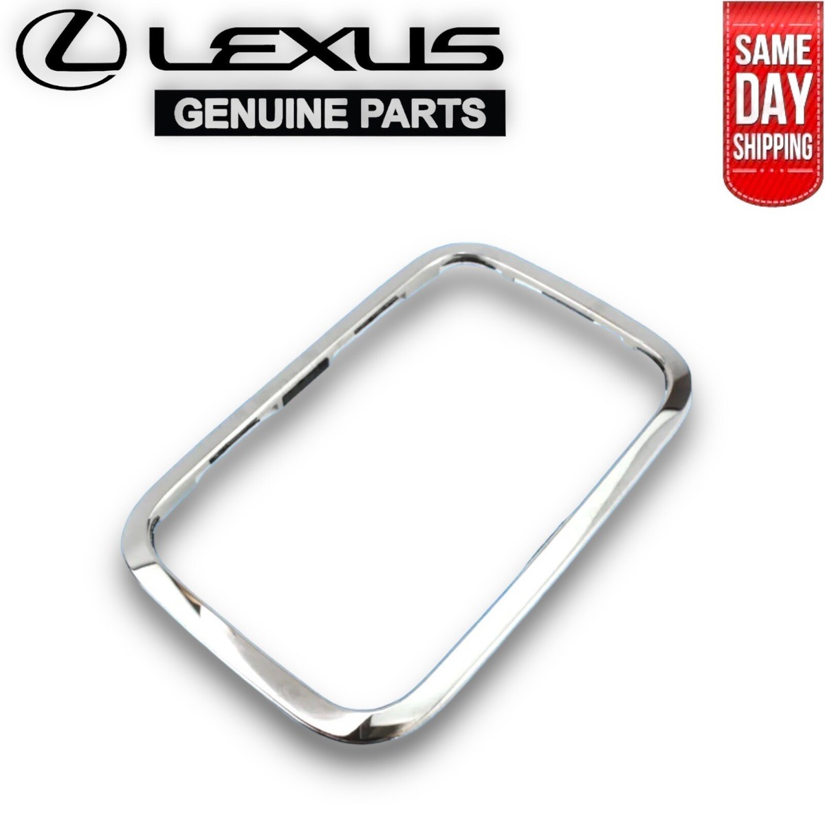2003-2007 Lexus LX470 Center Shifter Boot Bezel Chrome Trim