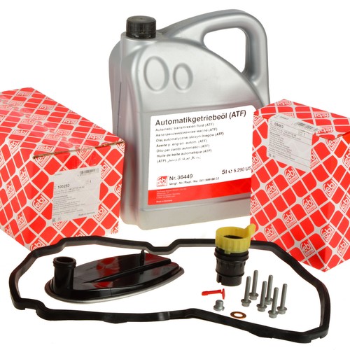 ATF Öl 722.9 Febi Getriebeölwechsel Set - ATF Öl 7 Gang Mercedes Febi Getriebefilter