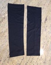 Vintage Womens Size S Rayon Black Fingerless Handless Gloves 13"