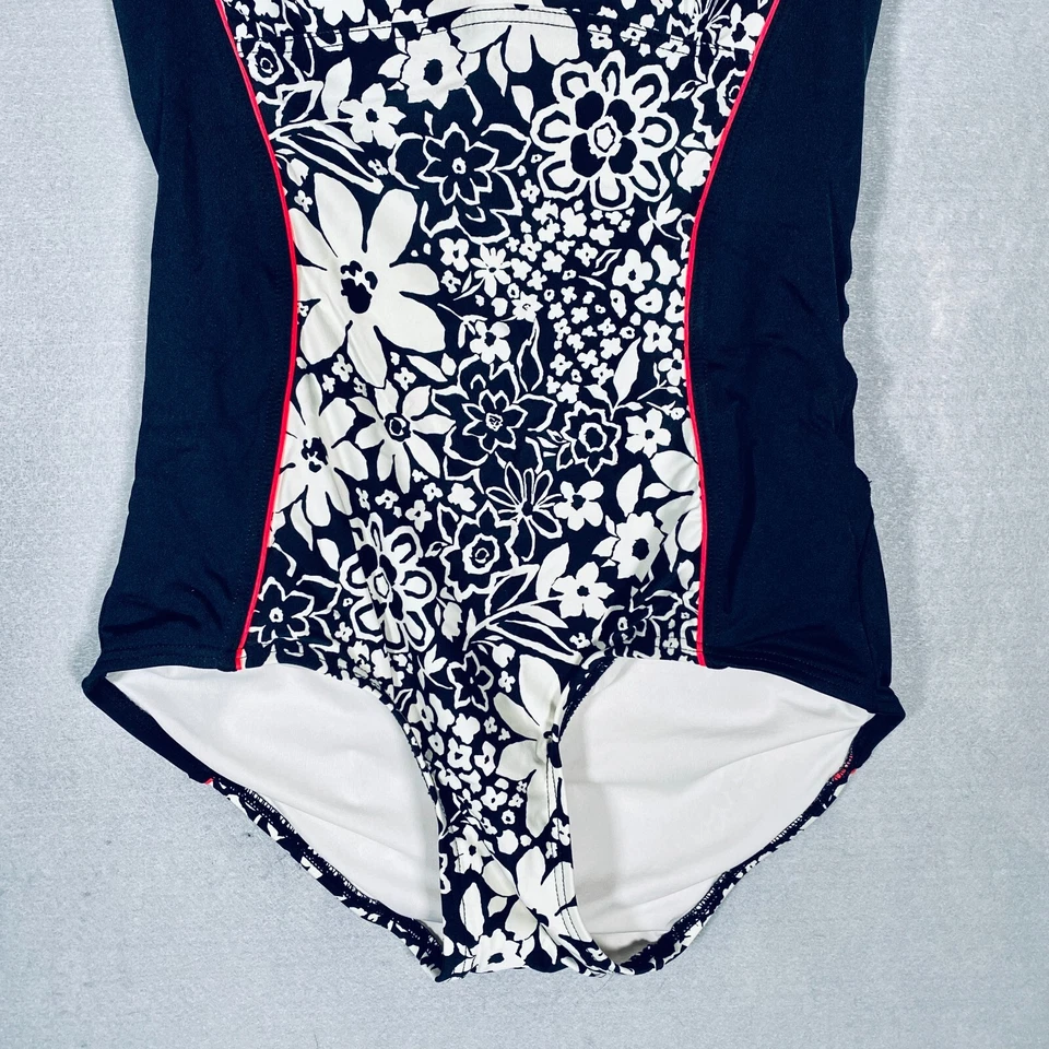 Купальник женский Kate Spade S синий цветочный цельный с бретелью через шею - Изображение 4 из 4