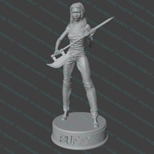 1/24 Buffy Summers Effigy Uncolored Unassembled 3D Print Resin Model Kit Toy GK
