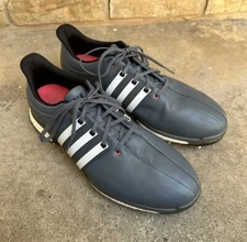 ADIDAS TOUR 360 BOOST Golf Shoes Gray White F33265 Men's 11.5 EUC