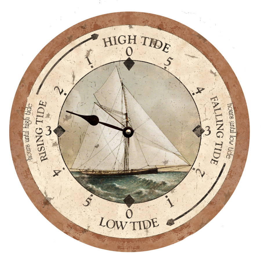 Tidal Clock- Sailboat Tide Clock