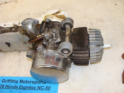 1978 HONDA Express NC50 oem scooter moped engine motor crankcase 1978 HONDA Express NC50 oem scooter moped engine motor crankcase