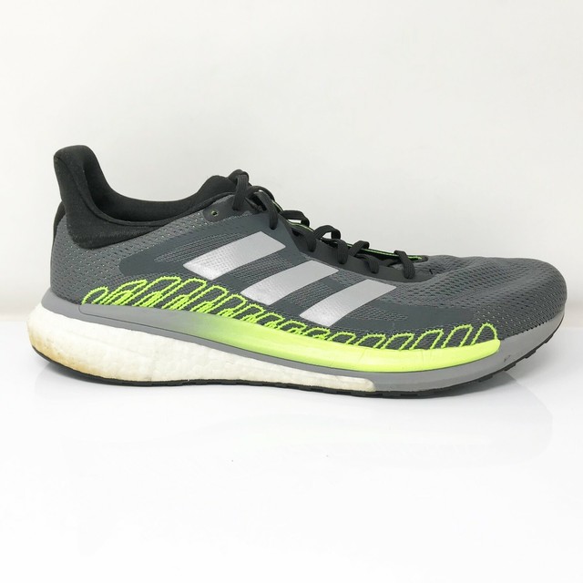 Size 10.5 - adidas Solar Glide ST 3 Gray Signal Green for sale online | eBay
