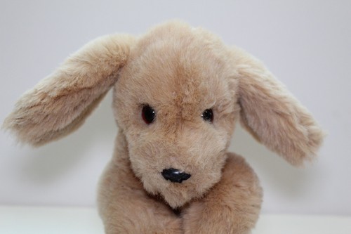 Gund Muttsy Puppy Dog Plush Tan Suede Paws Floppy Vintage Stuffed Animal 15” - Picture 2 of 6
