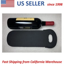 Wine Bottle Protective Carrier Neoprene Single Tote ToGo Cooler Cover Sleeve NEW