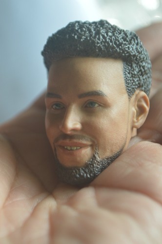 1/6 Stephen Curry Smile Head Sculpt for 12" HT PH COO Male Soldier Figure Body - Picture 8 of 19