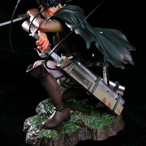 Action Figure LEVI di ATTACCO DEI GIGANTI Attack Of Titan Anime Manga Figure - Foto 8 di 10
