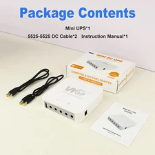 mini ups battery backup - 6 outputs
