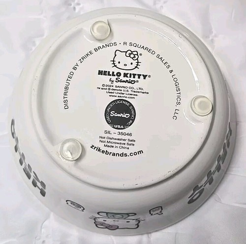 SANRIO HELLO KITTY SMALL CERAMIC PET BOWL 4" NEW - Picture 5 of 6