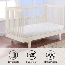 Luxury Waterproof Baby Toddler Cot Bed Mattress + Zipped & Removable Cover