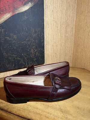 Mens Cole Haan Country Black Brown Leather Kilt Tassle Shoes  display picture 3