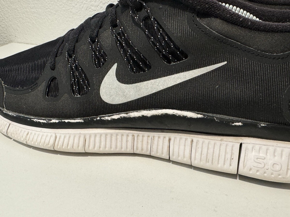 Nike Mens Free 5.0 Running Shoes Sz 12.5 Black H2O Repel  display picture 1