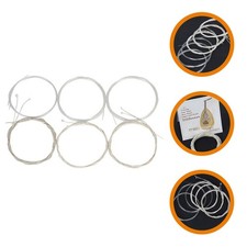  6 Pcs Nylonsaiten-Set Ersatzsaiten Musikinstrumentenzubehör Instrumententeile