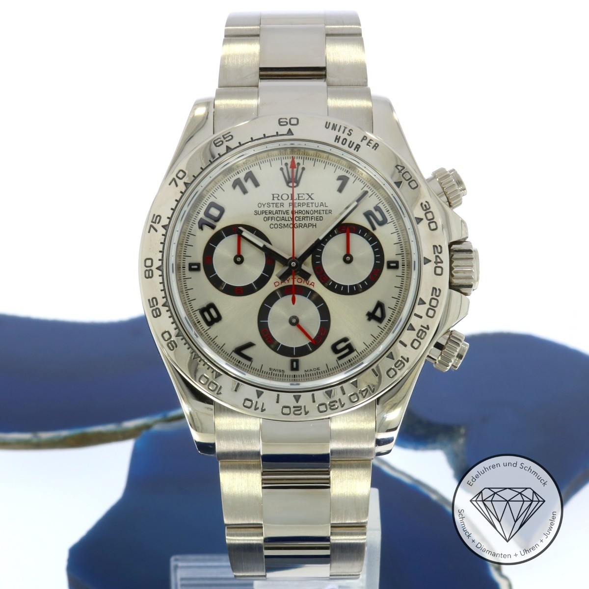 Rolex Cosmograph Daytona Weissgold Blue Dial 116509 – Bild 6