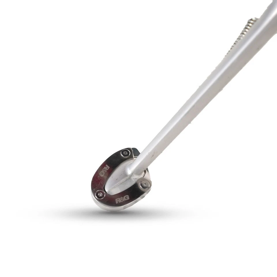 Zapato R&G Racing Silver Kickstand para Triumph Daytona 675 2006-2012 Foto 2 de 4