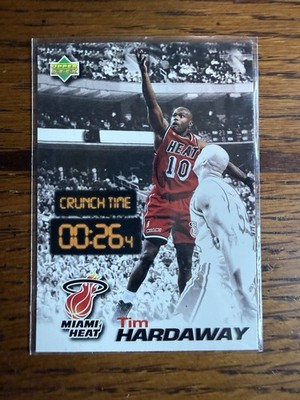 1997 Upper Deck TIM HARDAWAY Crunch Time #13 Heats