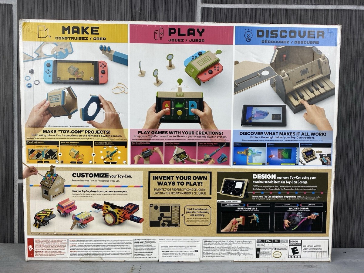 Labo Toy-Con 01 Variety Kit (Nintendo Switch, 2018) for sale