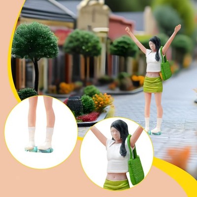 1/64 Miniatur-Mädchenfiguren Im Maßstab 1:64 Für Fotorequisiten Und