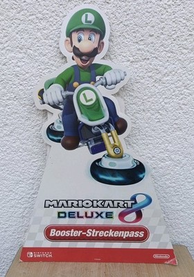 Mariokart 8 Deluxe Nintendo Switch Buster-Streckenpass Papp Aufsteller Gebraucht