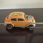 Hot Wheels Redlines Volkswagen Beetle Orange Diecast Car 1:64 1974