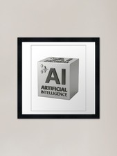 3d abstract tech art Framed Art Pri Framed Wall Art Poster Canvas Print Picture