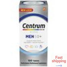 Centrum Silver Men 50+, Multivitamin & Multimineral Supplements Tablets, 100 ea