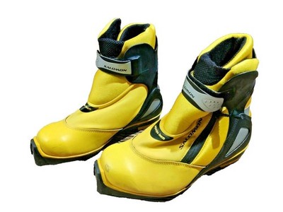 SALOMON Team Equipe Combi Cross Country Ski Boots Size EU38 US6 SNS Profil 2351