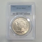 1923 Peace Silver Dollar $1 Silver 0.900 Philadelphia Business PCGS MS63