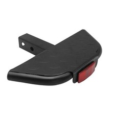 Universal Tow Hitch Step for 2 inch Receivers, Towing Bumper Guard Black Hitch